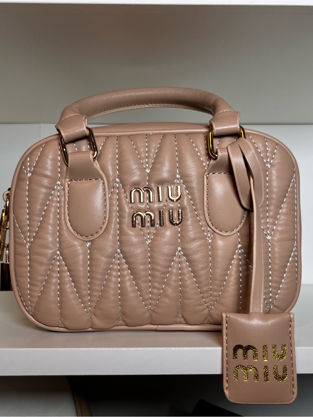 Top-Handle Bag in Blush
